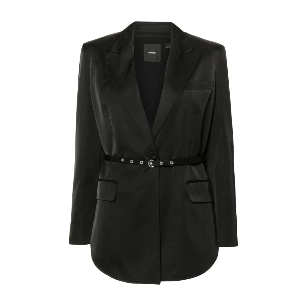 pinko Zwarte Goldeneye stijlvolle model zonnebril Black Dames