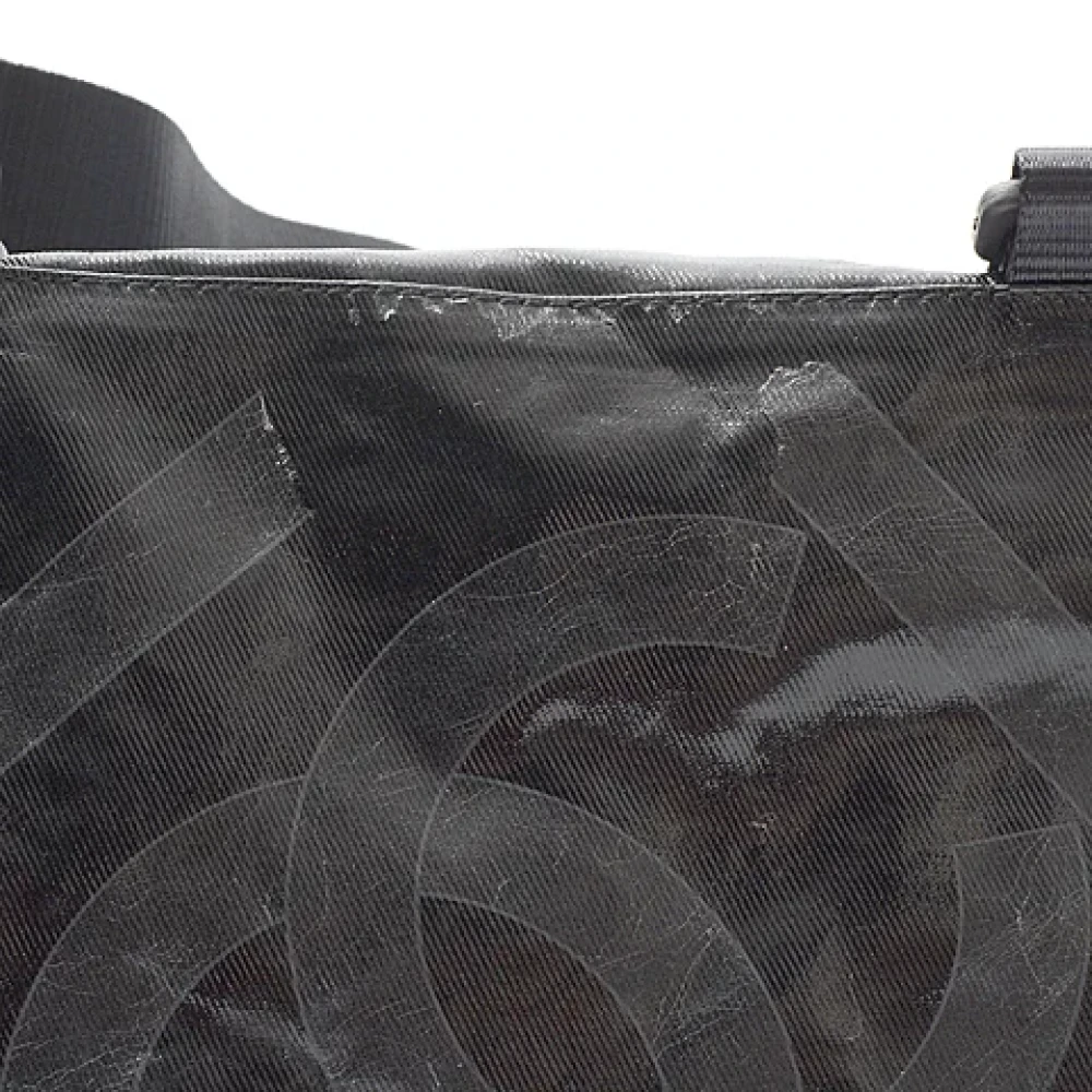 Chanel Vintage Pre-owned Canvas travel-bags Black Dames