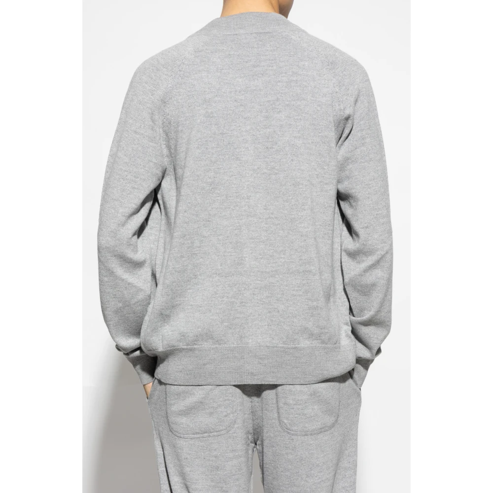 Tom Ford Zip-Up Cardigan Gray Heren