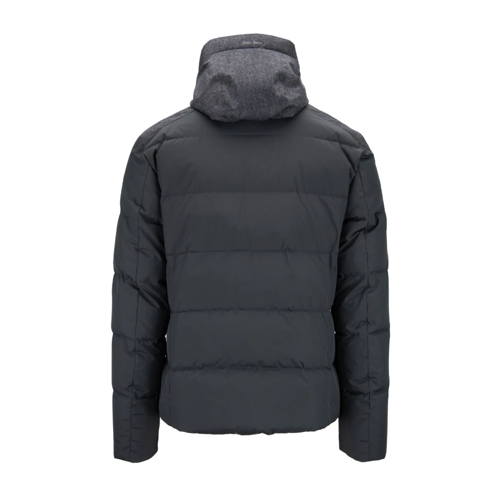 Herno Gevoerde Jas met Rits Gray Heren