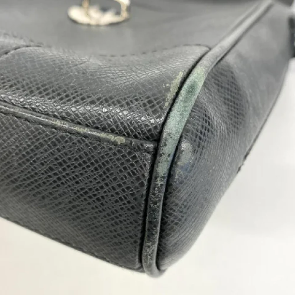 Louis Vuitton Vintage Pre-owned Fabric shoulder-bags Black Heren
