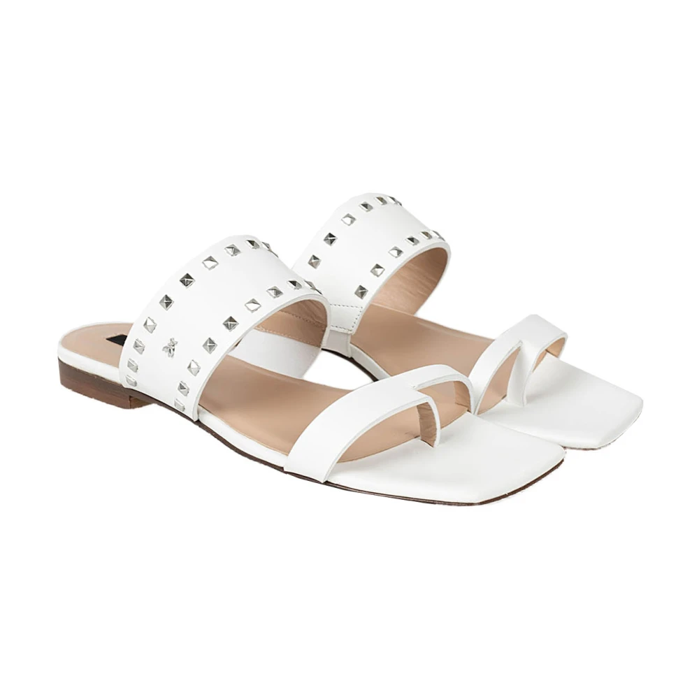 Patrizia Pepe Kristall Slip-ins White, Dam