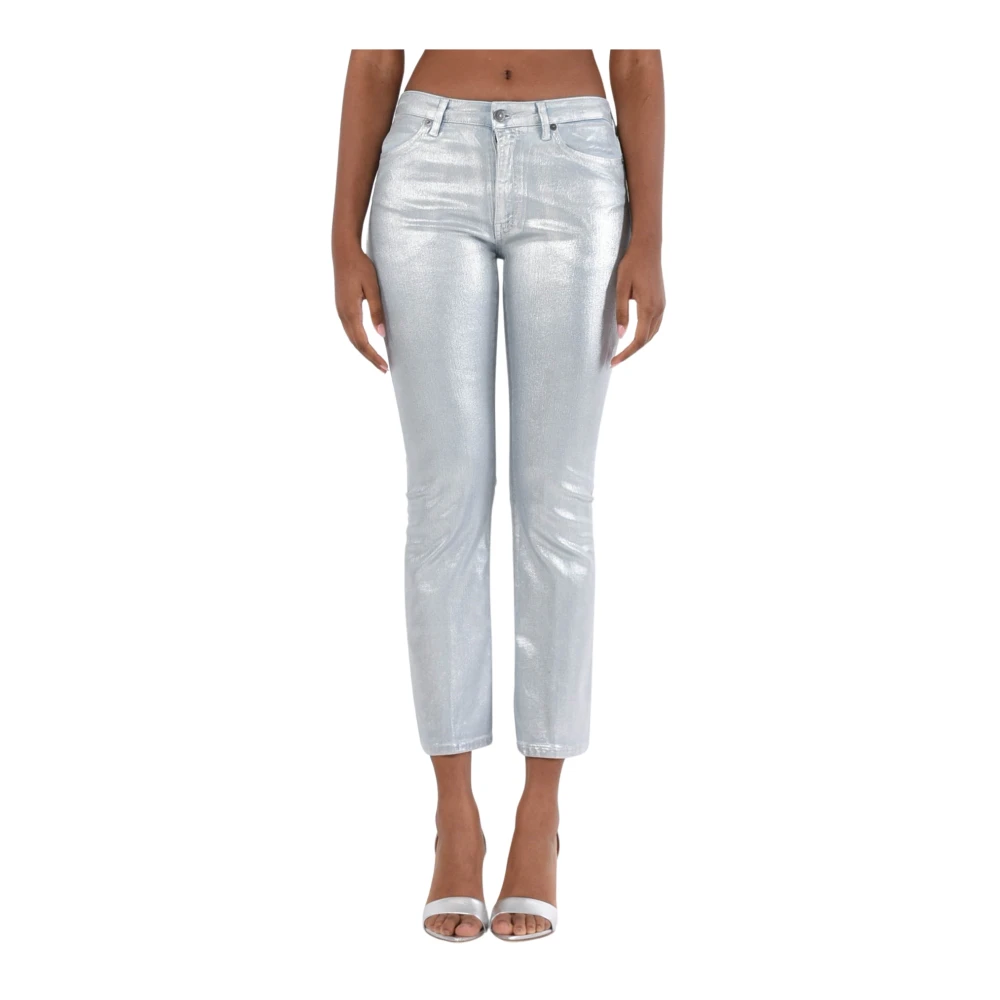 Dondup Slim-fit Jeans Gray Dames