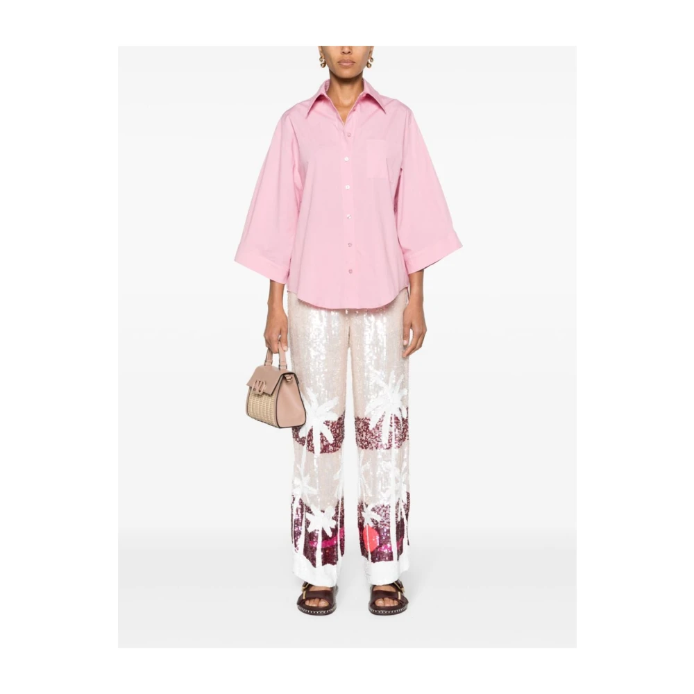 Federica Tosi Stijlvolle Shirt met Model 0771 Pink Dames