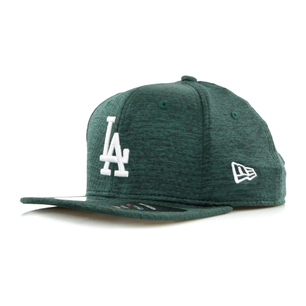 New era Donkergroen Wit Platklep Pet Green Heren