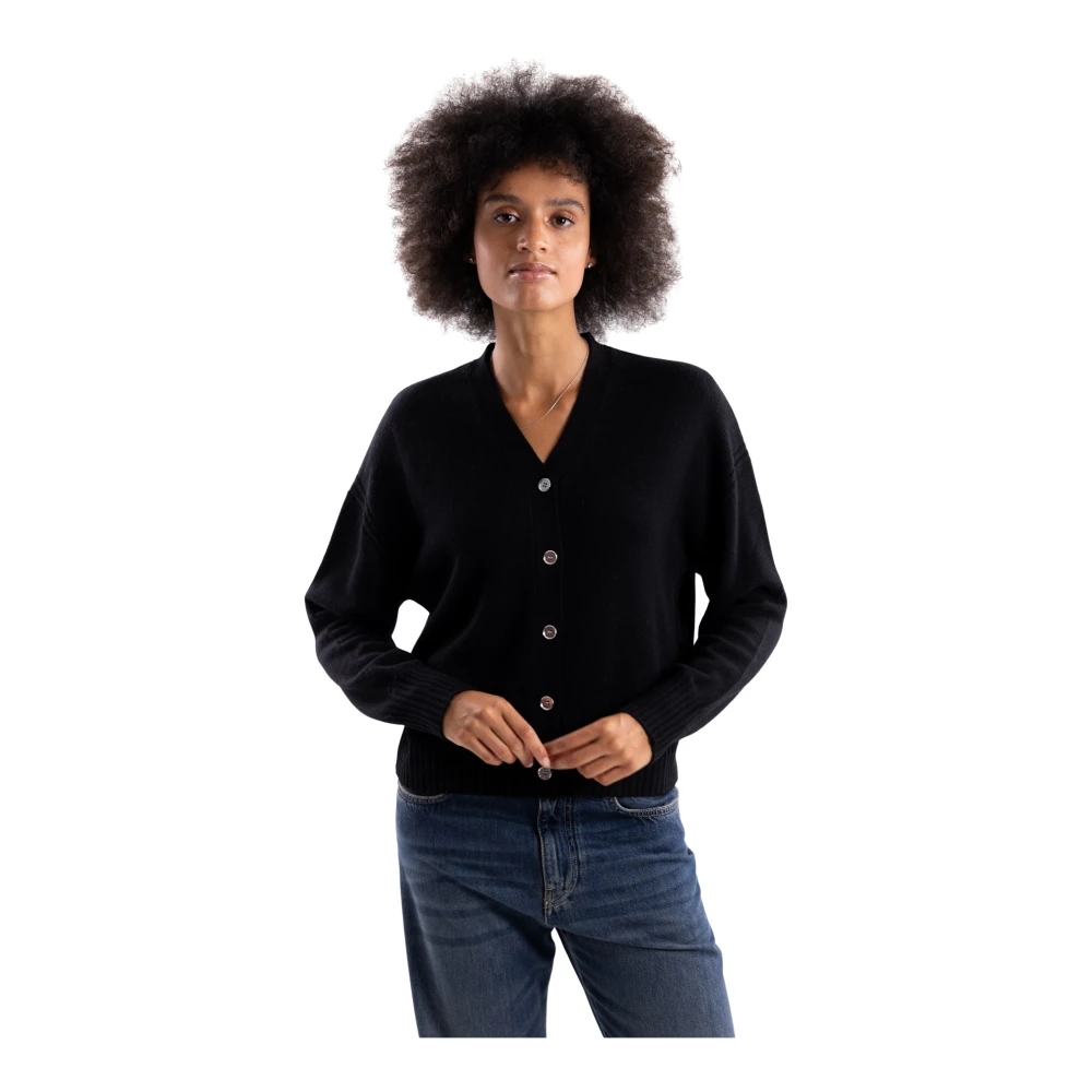 Pinko - Vienna Cardigan - Knitwear - Damen - Schwarzk - L - Bild 3