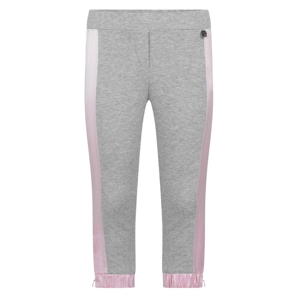 Simonetta Gray Leggings, Female, 12 Y, Pink Jersey Bottoms