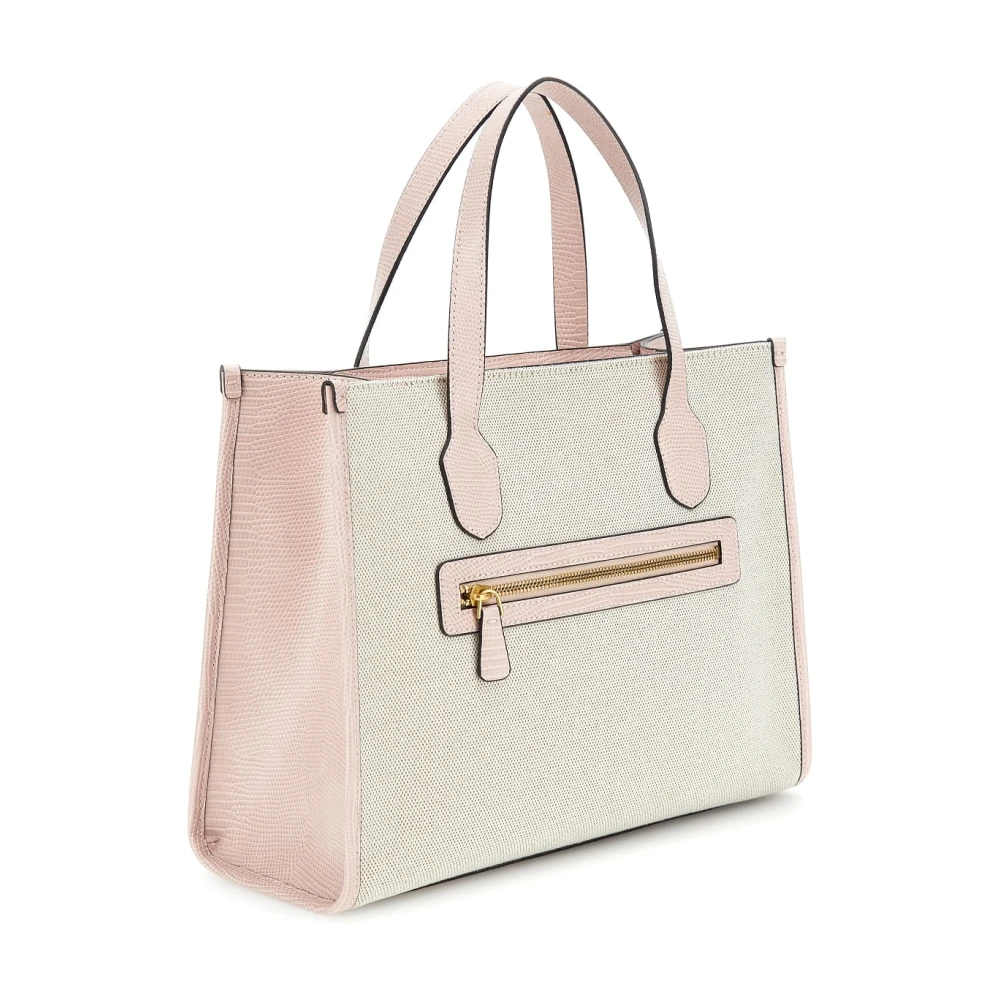 Guess G Status 2 Compartiment Natuurlijk Lichtroze Tas Pink Dames