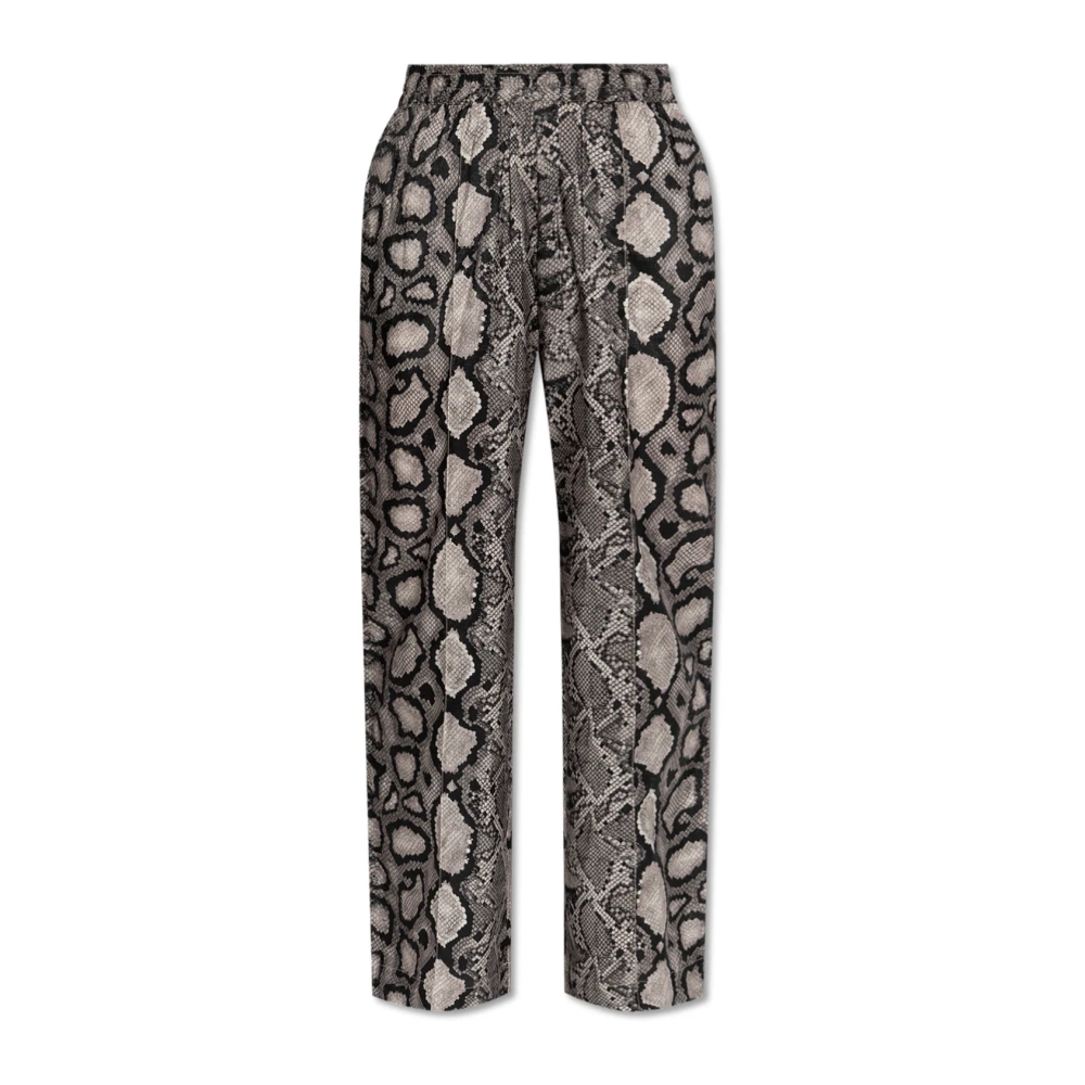 AllSaints Charli Animal Print Broek Gray Dames