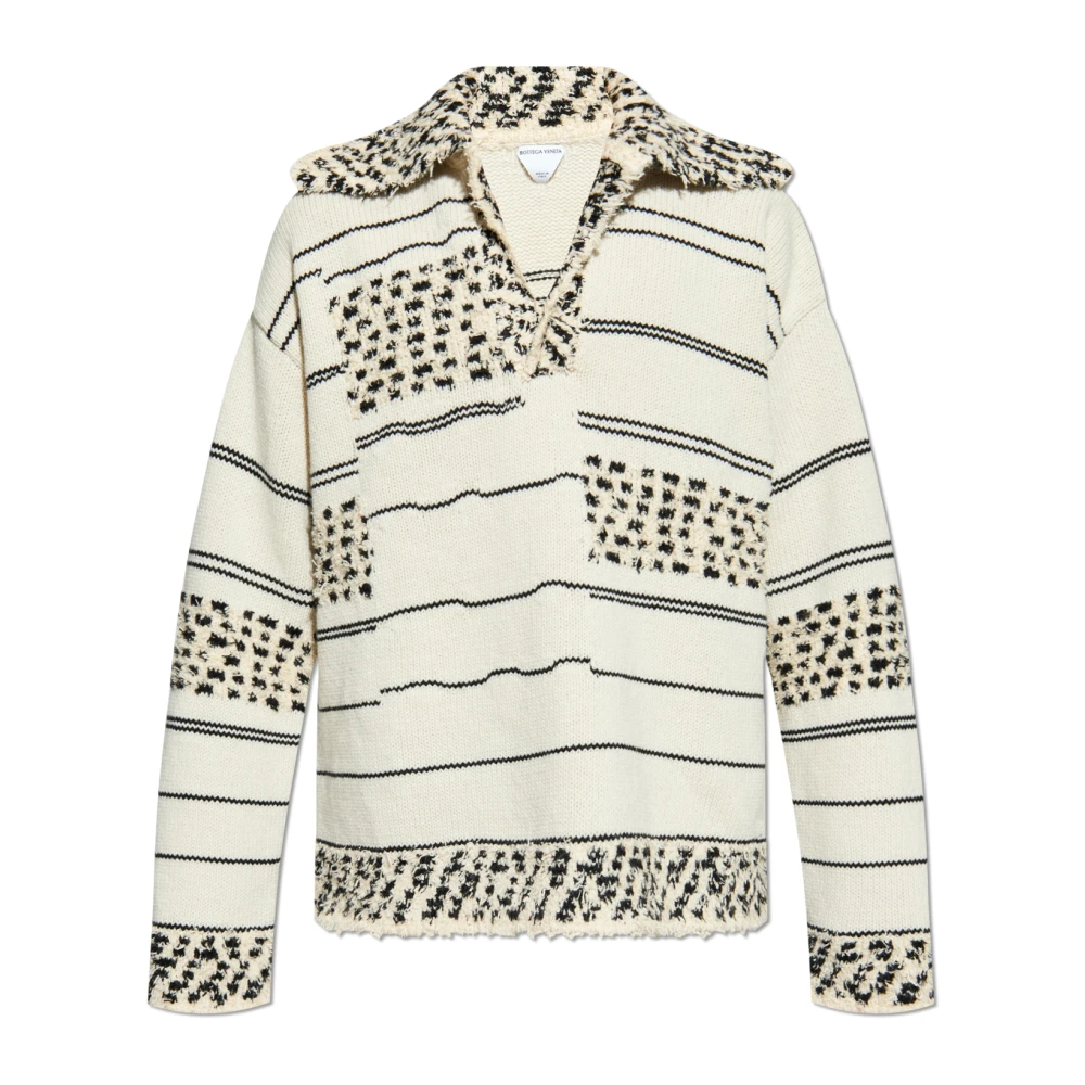Bottega Veneta Trui met kraag Beige Heren