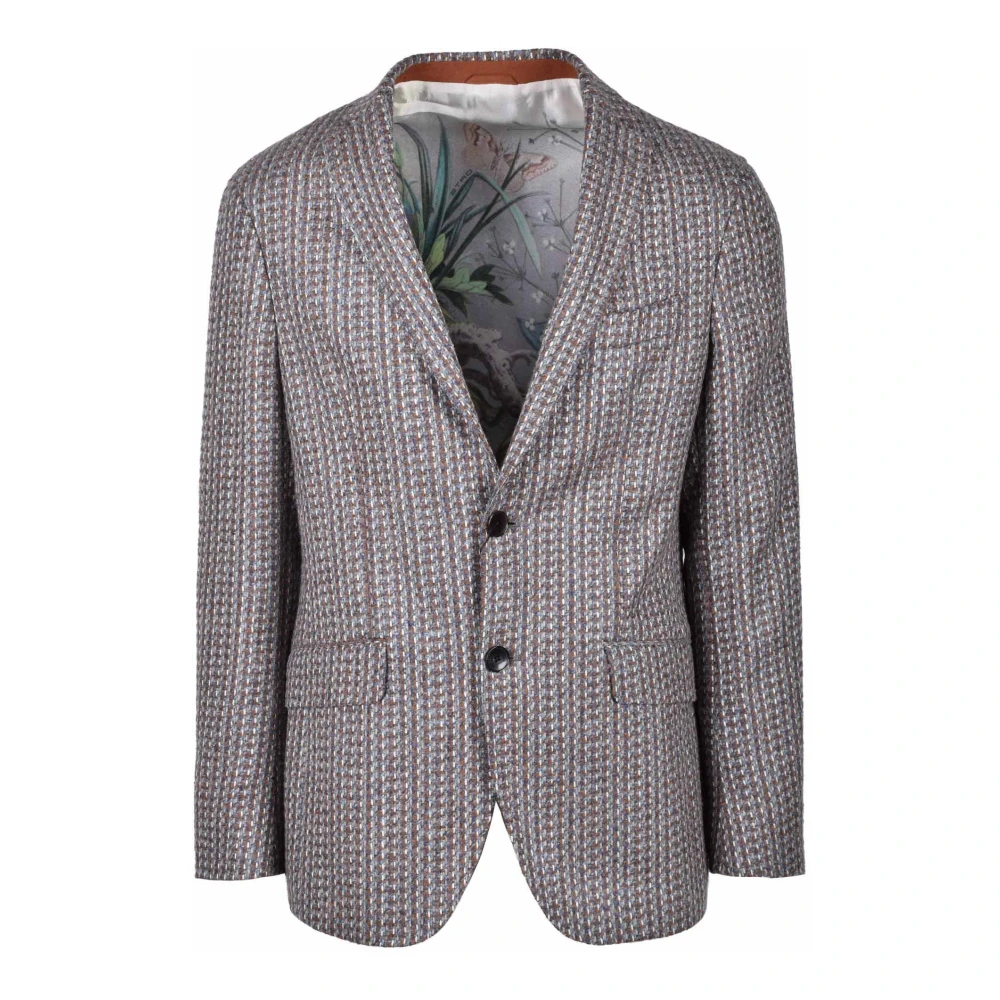 ETRO Wol Alpaca Jas Brown Heren