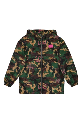 Hooded Camouflage Light Jacket