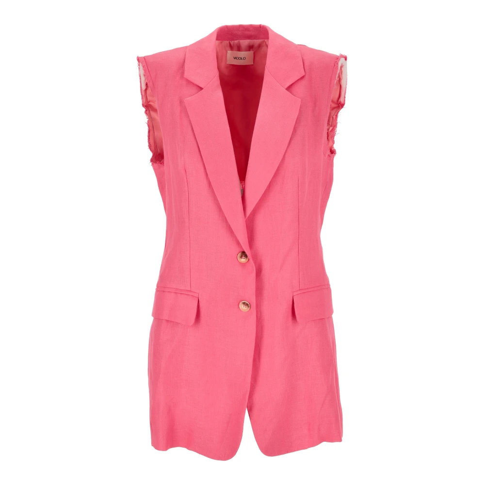 ViCOLO - Jackets > Vests - Pink - ViCOLO - Modalova
