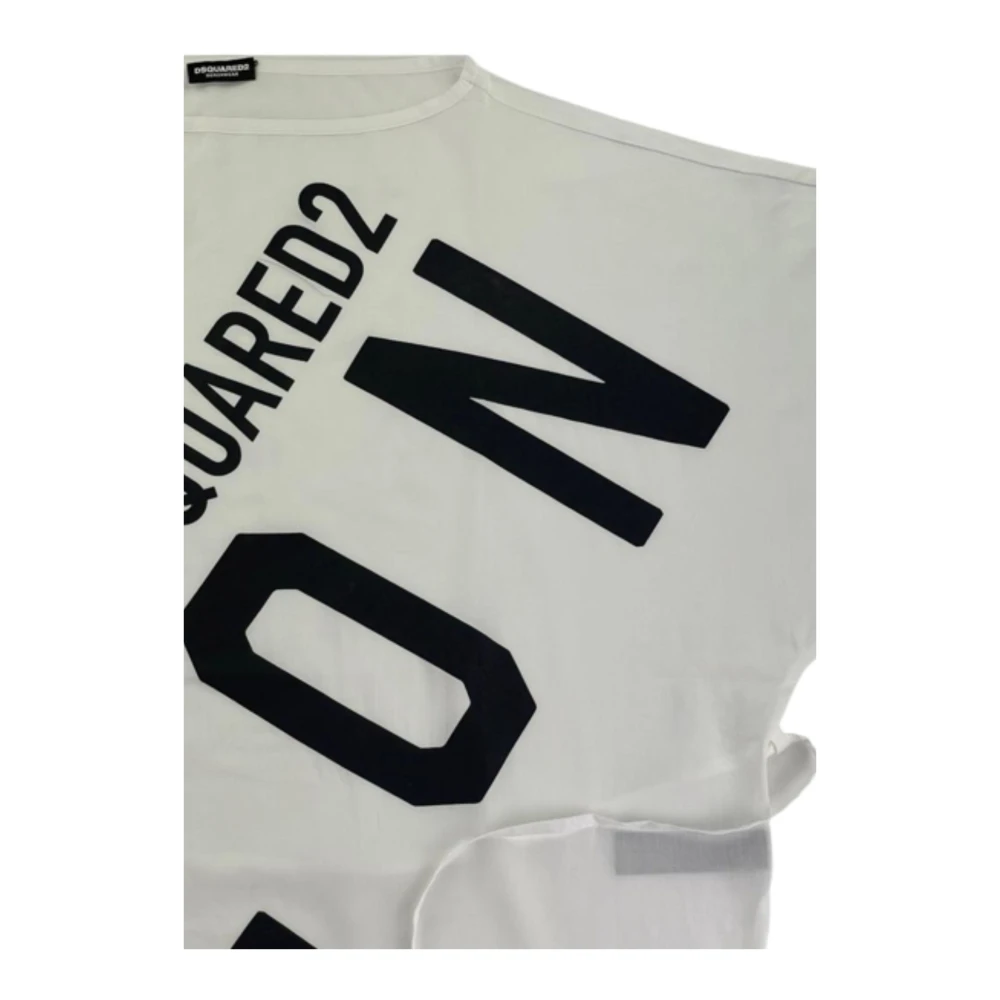 Dsquared2 Logo Icon Jurk voor Vrouwen White Dames