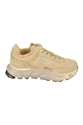 Baskets Basses Femme Premiata - Taille 39 EU - Cuir Rose - Lacets - Occasion Très Bon état