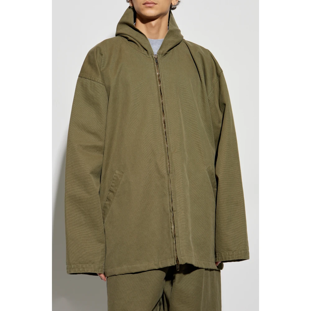 Balenciaga Capuchonjack Green Heren