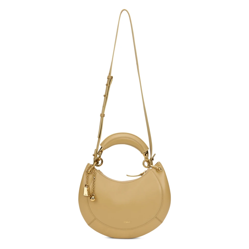 Chloé Beige Shoulder Bags - Female - Handbags - One Size - Bags