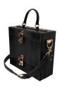 black-leather-lizard-embossed-shoulder-bag