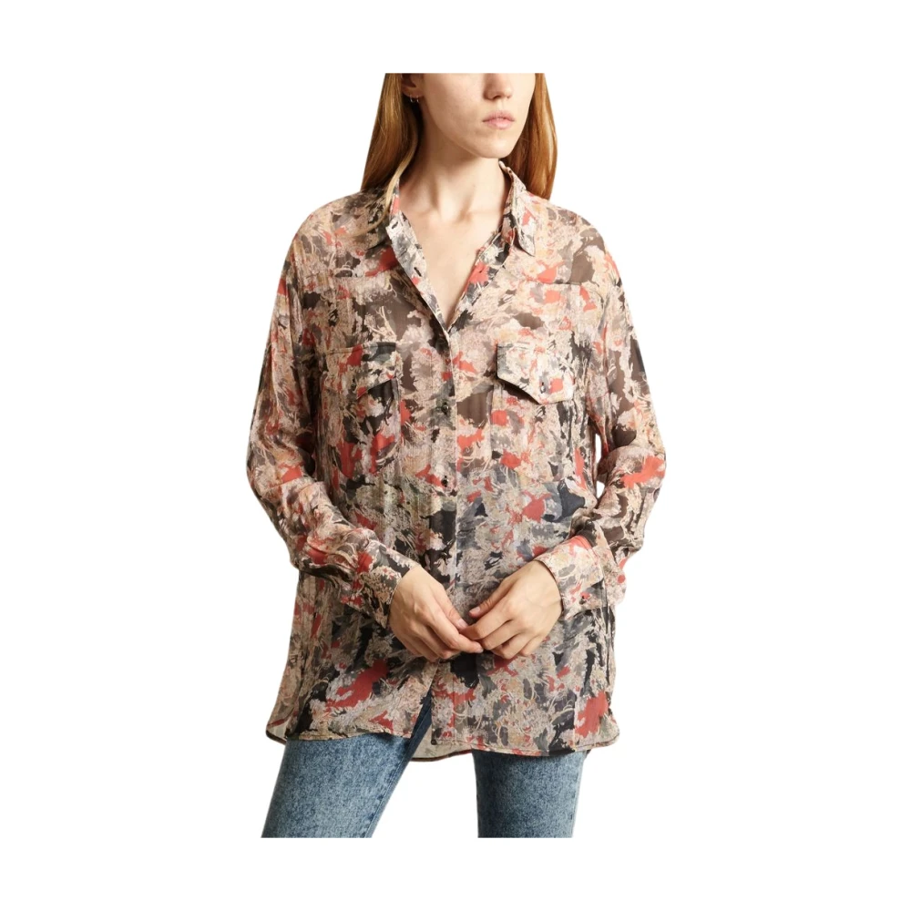 IRO Bloemenprint Lang Shirt Multicolor Dames