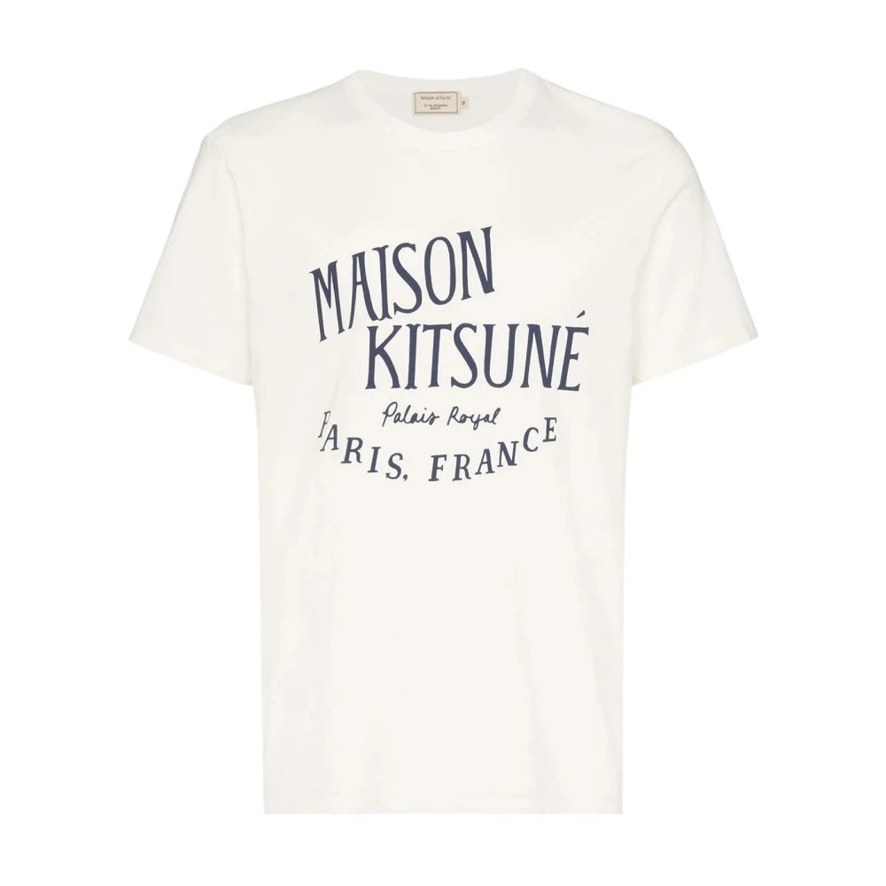 Maison Kitsuné Palais Royal Classic Tee-shirt Latte Beige Heren