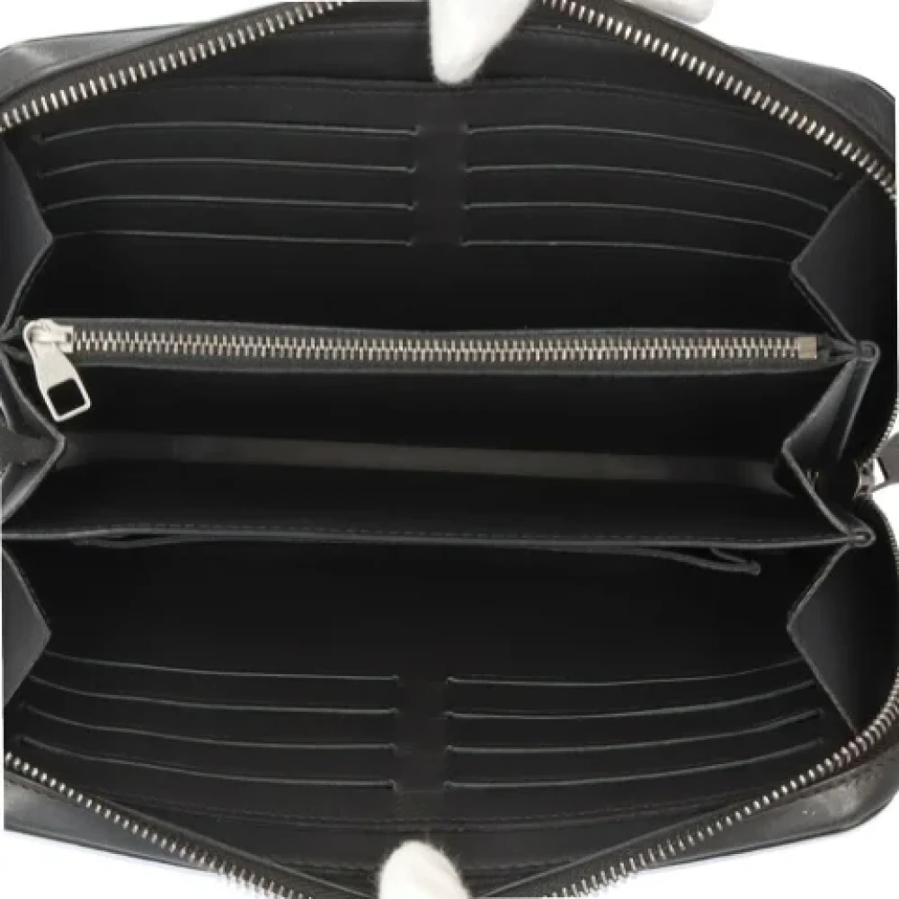 Louis Vuitton Vintage Pre-owned Leather wallets Black Heren