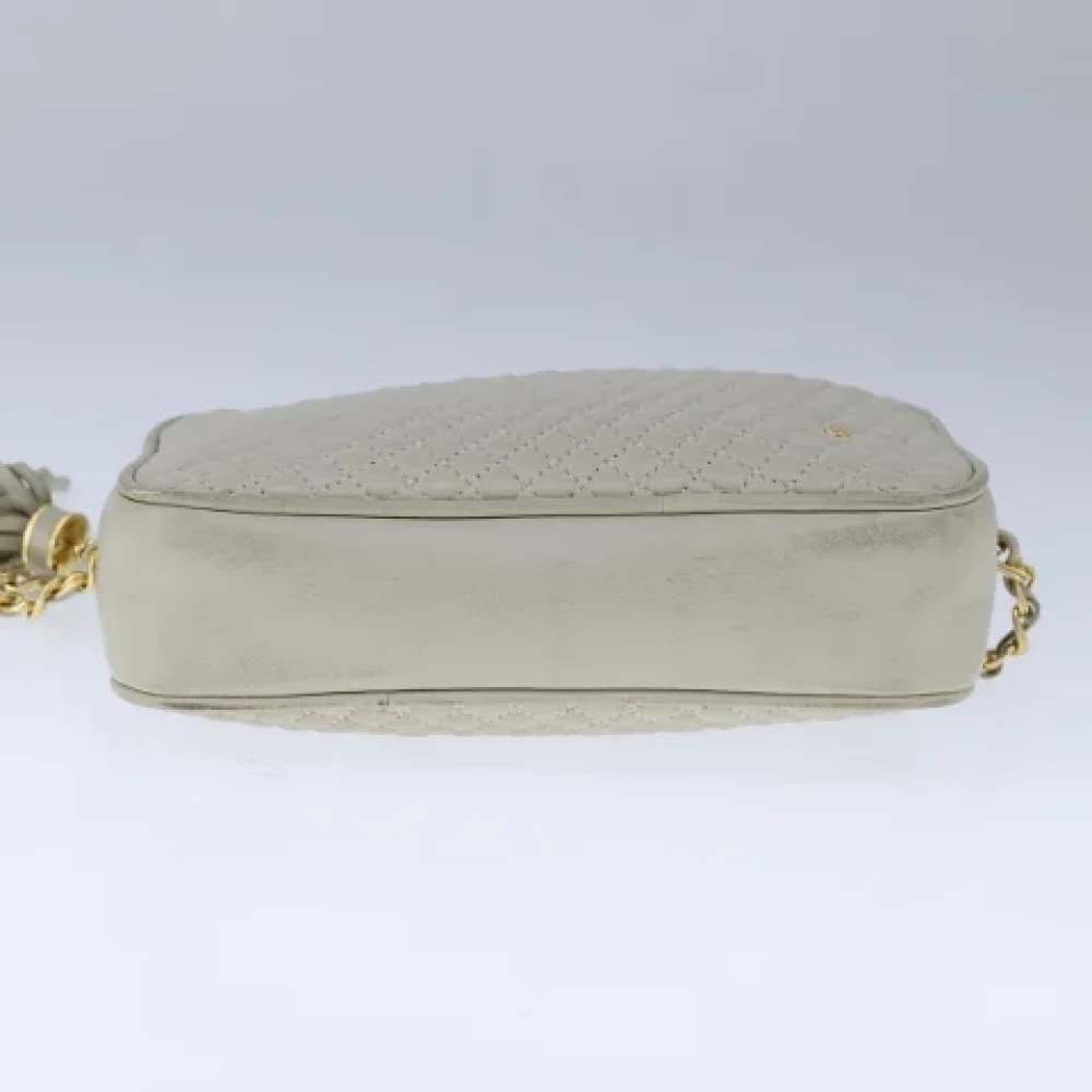 Bally Pre-owned Leather shoulder-bags Beige Dames