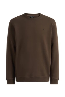 Sweatshirt i regular passform med rund hals