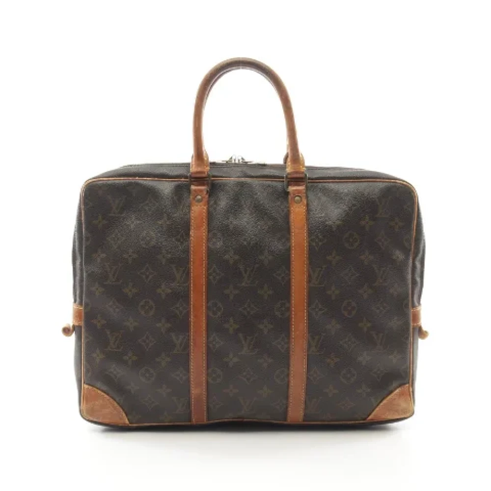 Louis Vuitton Vintage Pre-owned Canvas briefcases Brown Heren