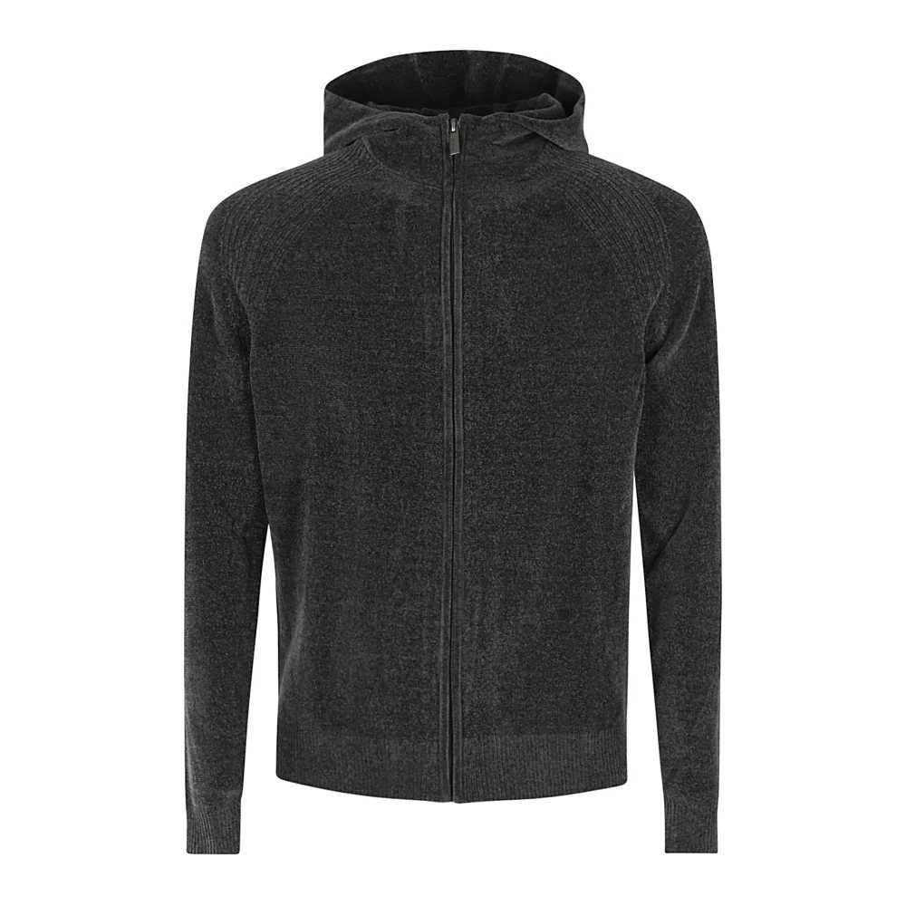 RRD Velvet Zip Knit Hoodie Green Heren