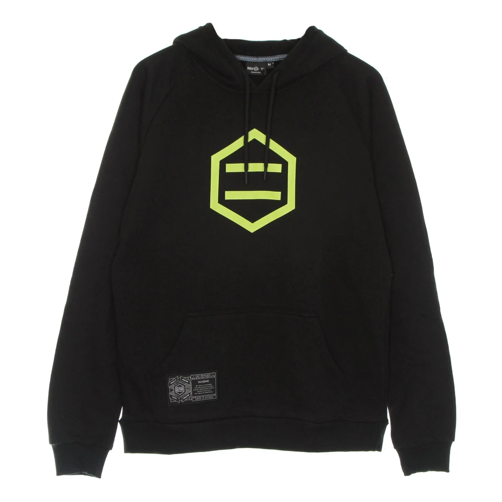 Dolly Noire Men's Black Light Hooded Hoodie /Yellow - Hoodies - Xl - Sweatshirts & Hoodies