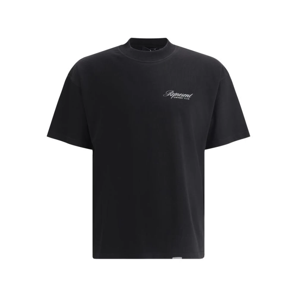 Represent Men's Black T-Shirts, M, Cotton T-Shirt