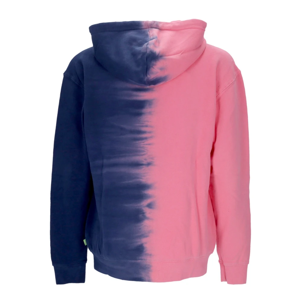 HUF Split Dye Zip Hoodie Pink Navy Multicolor Heren