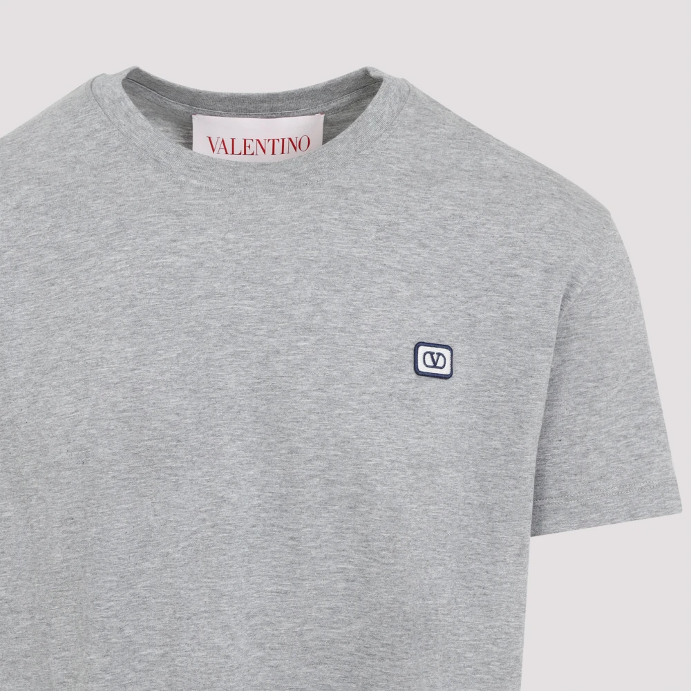 Valentino Melange T-shirt in grijs Gray Heren