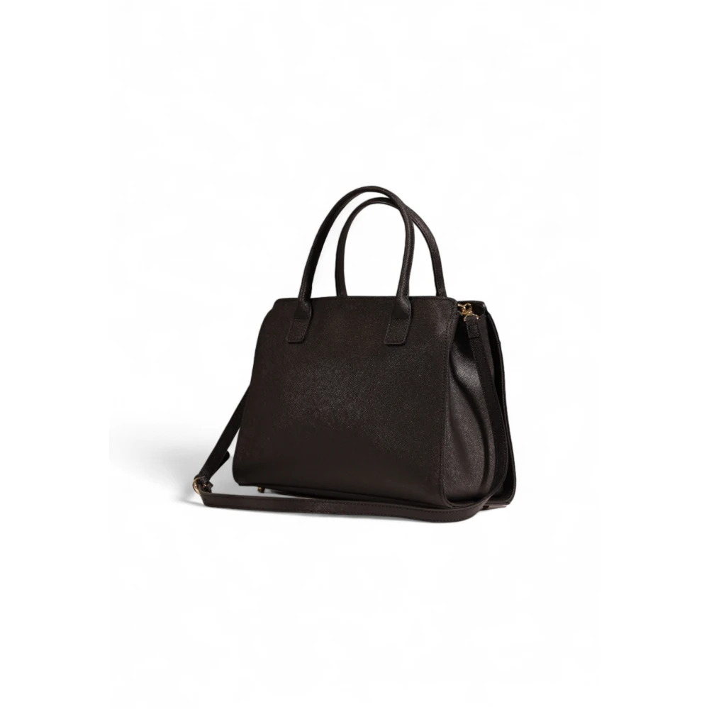 Alviero Martini 1a Classe Zwarte Schoudertas Katoen-Polyester Mix Black Dames