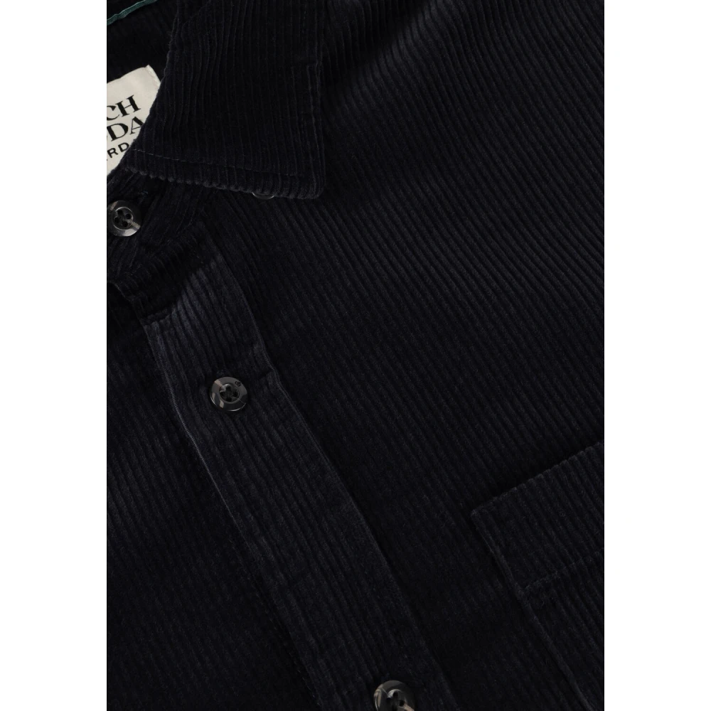 Scotch & Soda Corduroy Overshirt voor Heren Black Heren