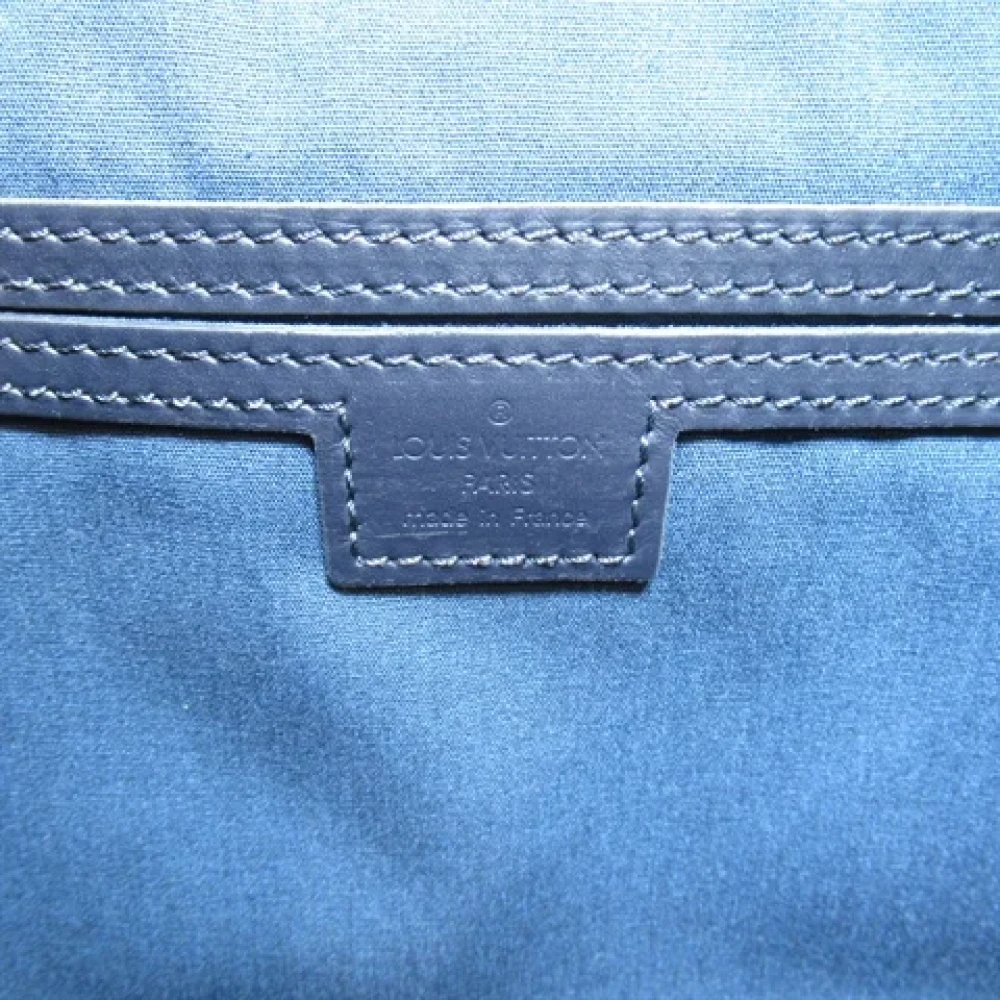 Louis Vuitton Vintage Pre-owned Canvas backpacks Blue Dames