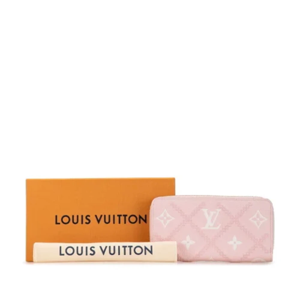 Louis Vuitton Vintage Pre-owned Canvas wallets Pink Dames