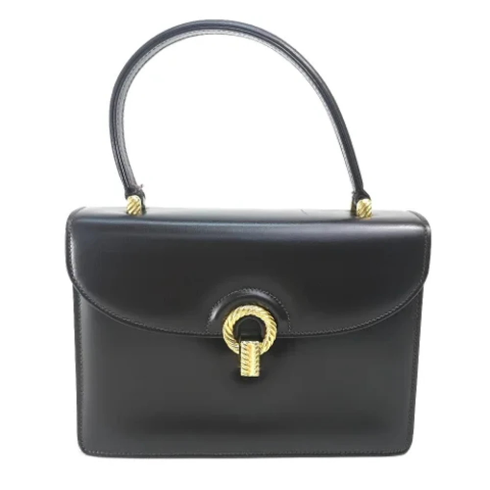 Gucci Vintage Pre-owned Leather gucci-bags Black Dames