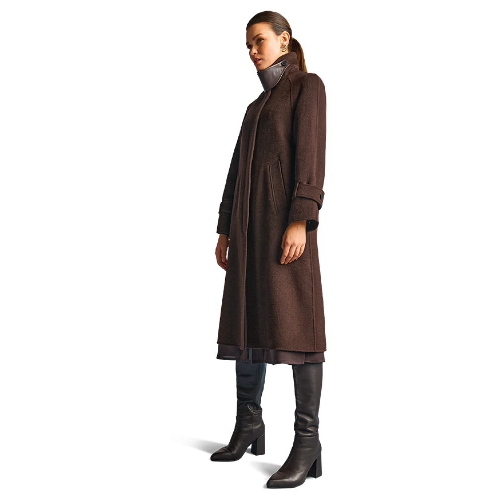 RIANI Elegante Jas van Wolmix Brown Dames
