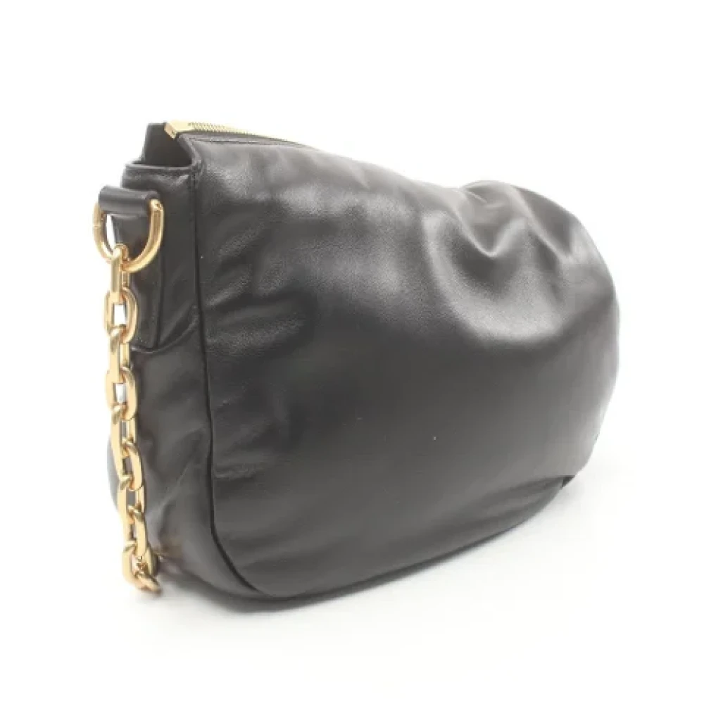 Burberry Vintage Pre-owned Leather shoulder-bags Black Dames