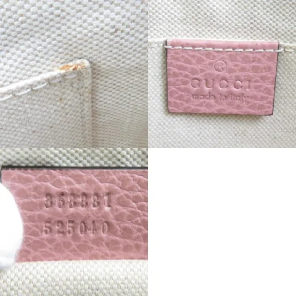 Gucci Vintage Pre-owned Fabric gucci-bags Pink Dames