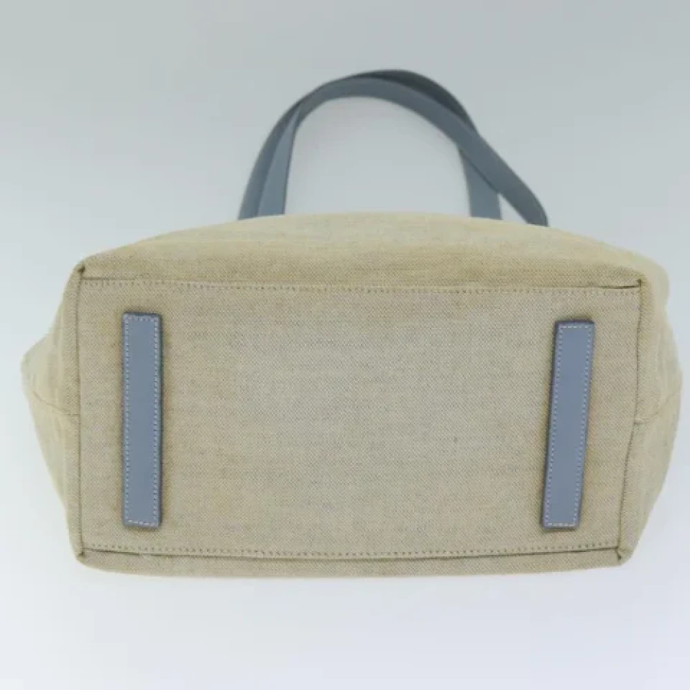 Prada Vintage Pre-owned Canvas totes Beige Dames