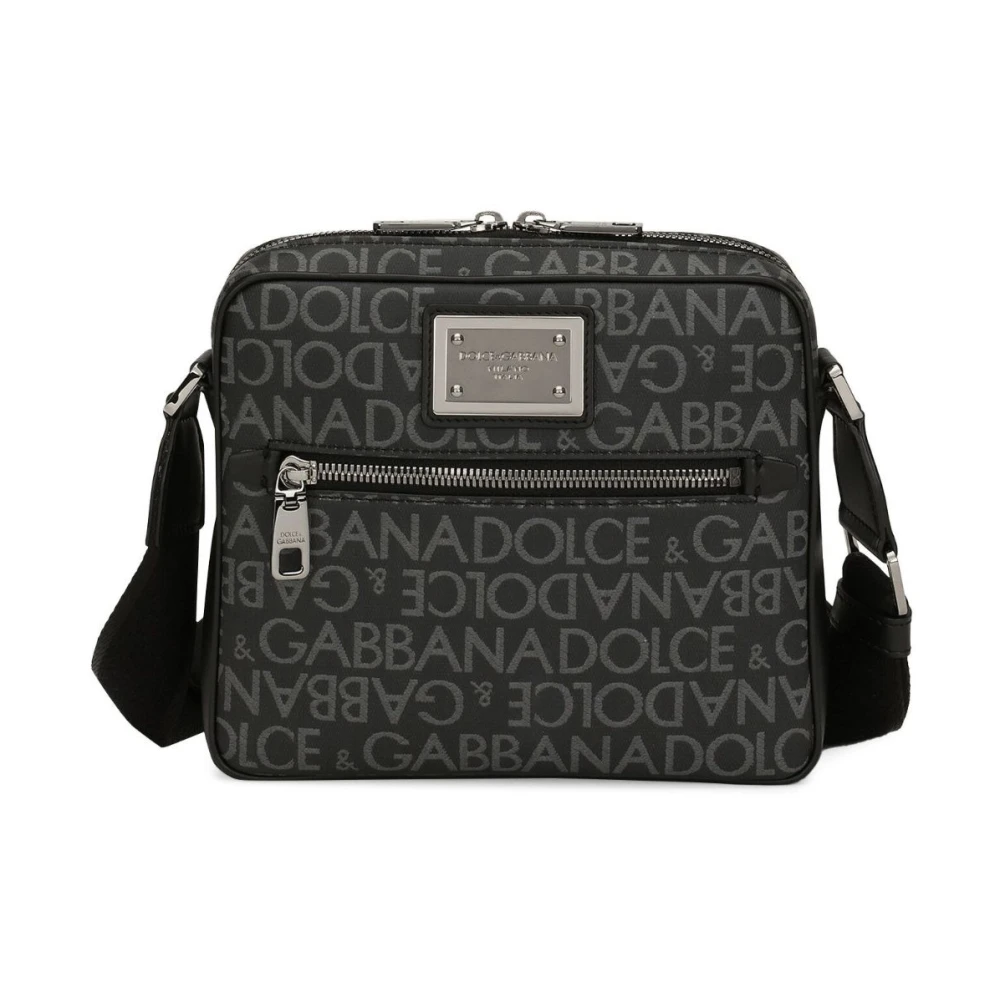 Dolce & Gabbana Stijlvolle Cross Body Tas voor Mannen Gray Heren