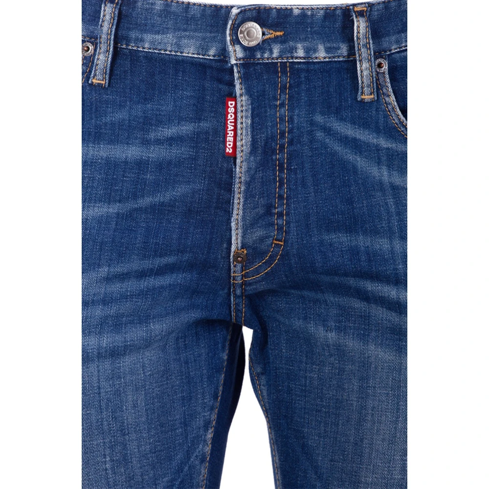 Dsquared2 Blauwe Jeans voor Mannen Ss24 Blue Heren