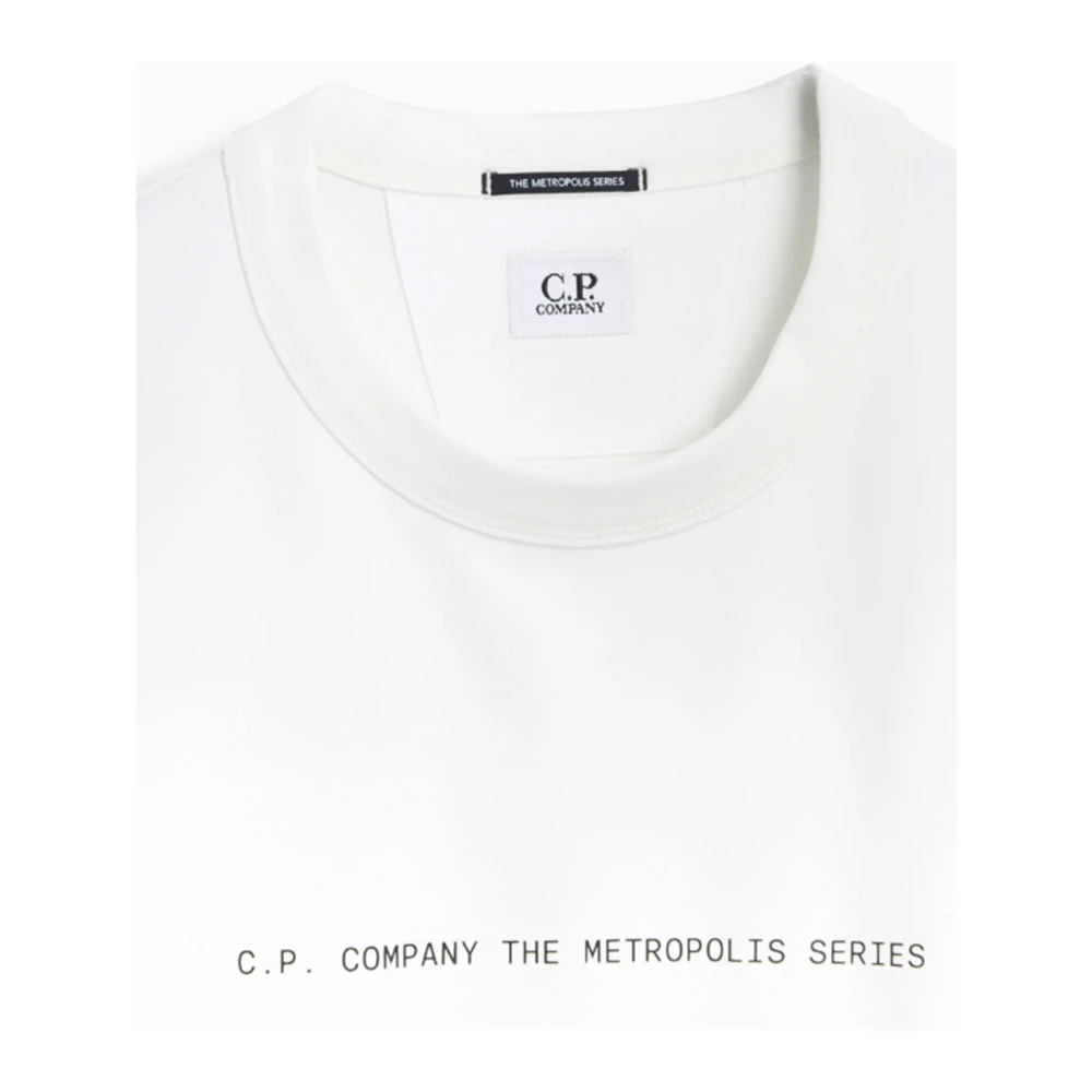 C.P. Company Metropolis Serie Grafische Sweatshirt White Heren