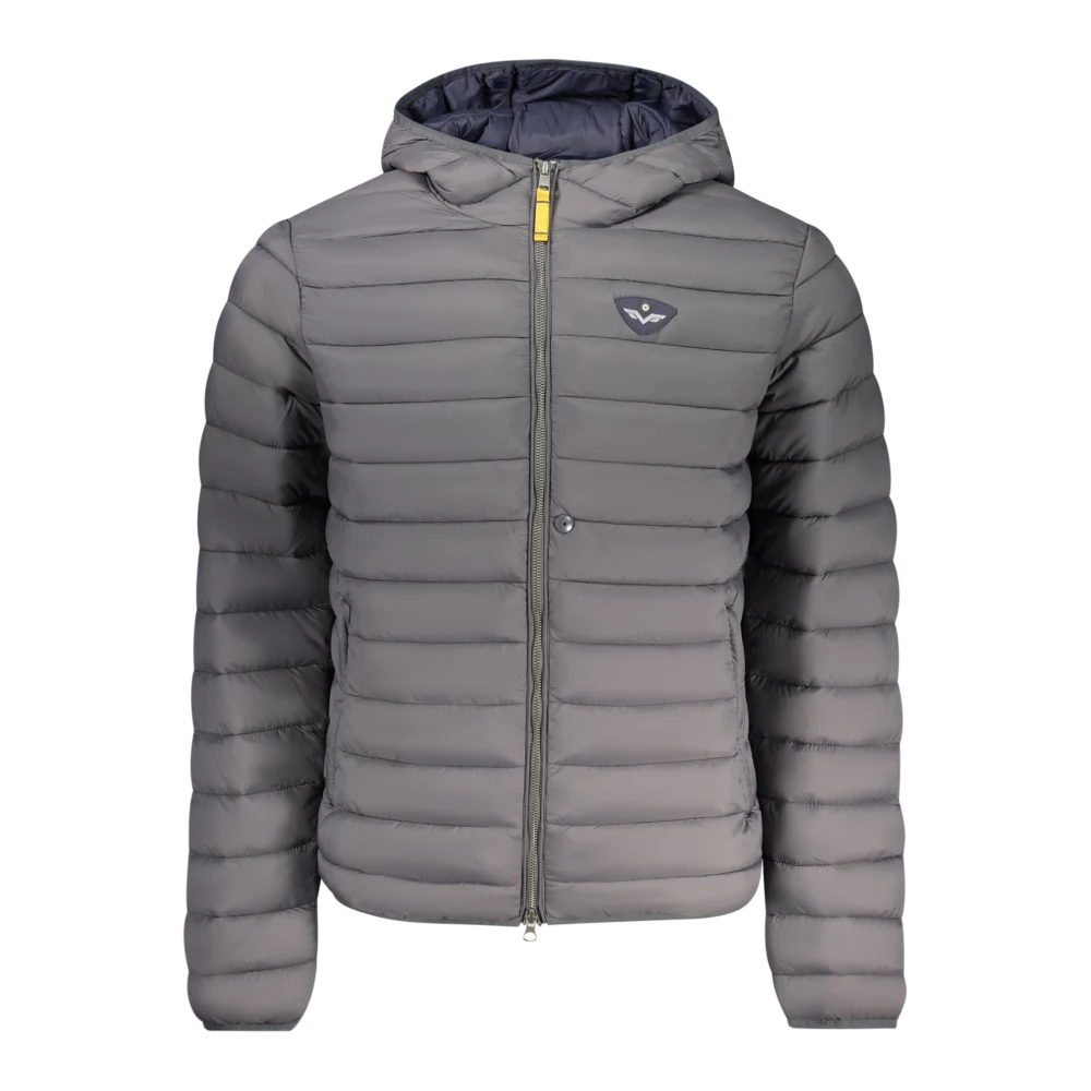 Armata Di Mare Men's Gray Winter Jackets, L, Long-Sleeved Jacket With Hood