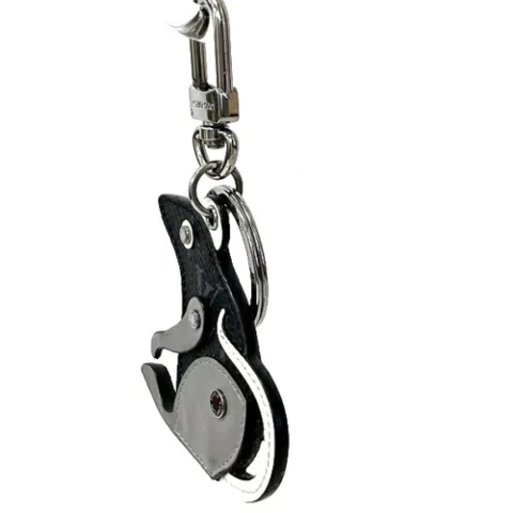 Louis Vuitton Vintage Pre-owned Leather key-holders Black Dames