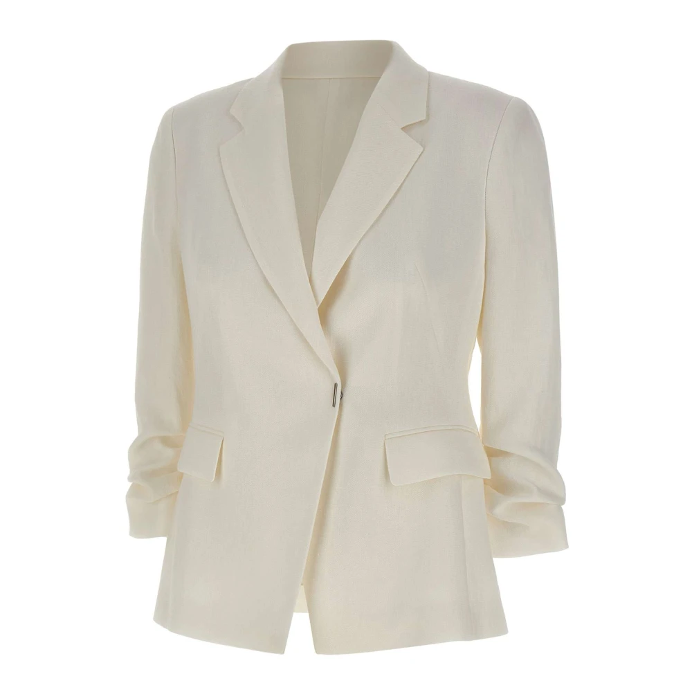 Hugo White Jia8 Blazer - Female - Blazers - Xl - Jackets