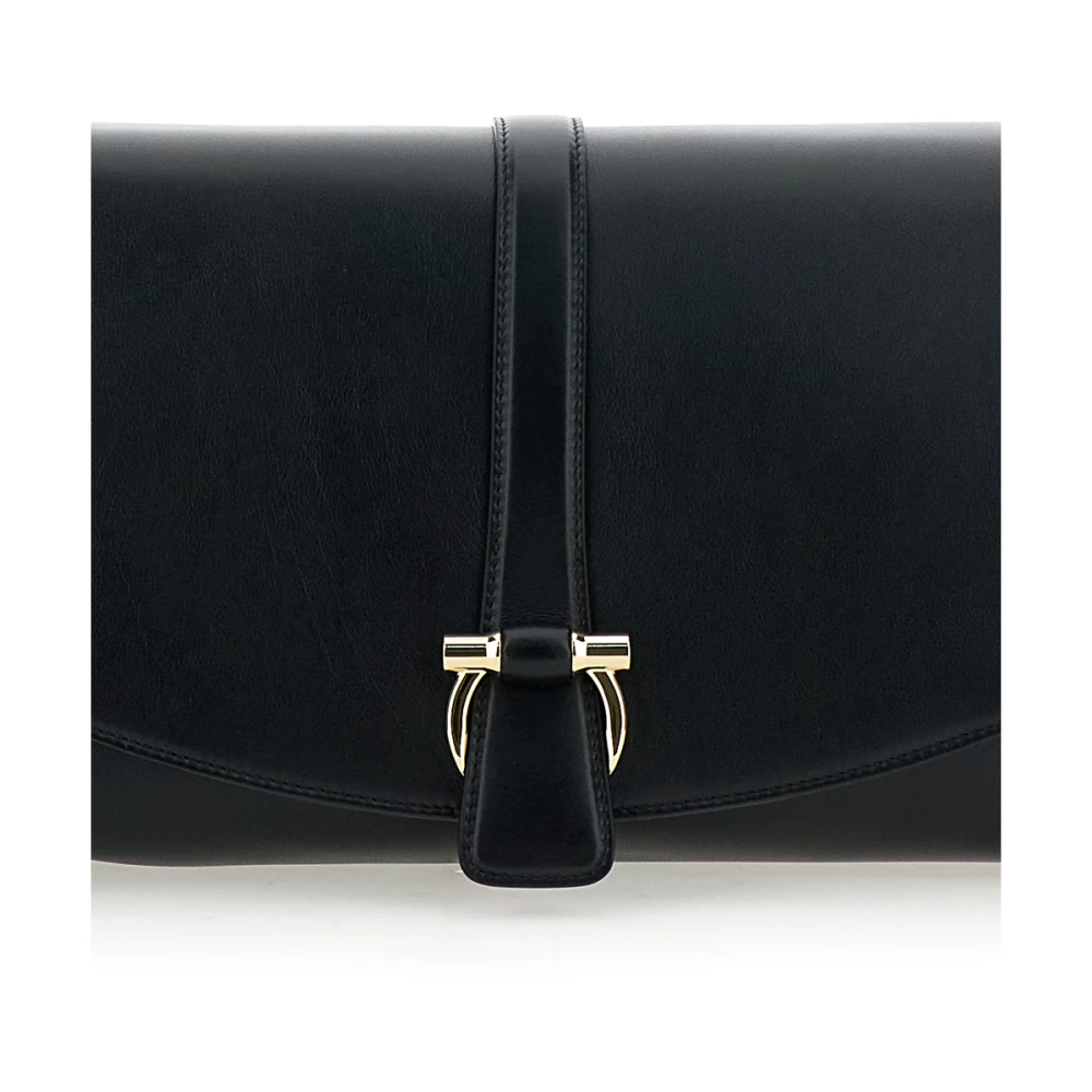 Salvatore Ferragamo Zwarte Pochette Tassen Black Dames