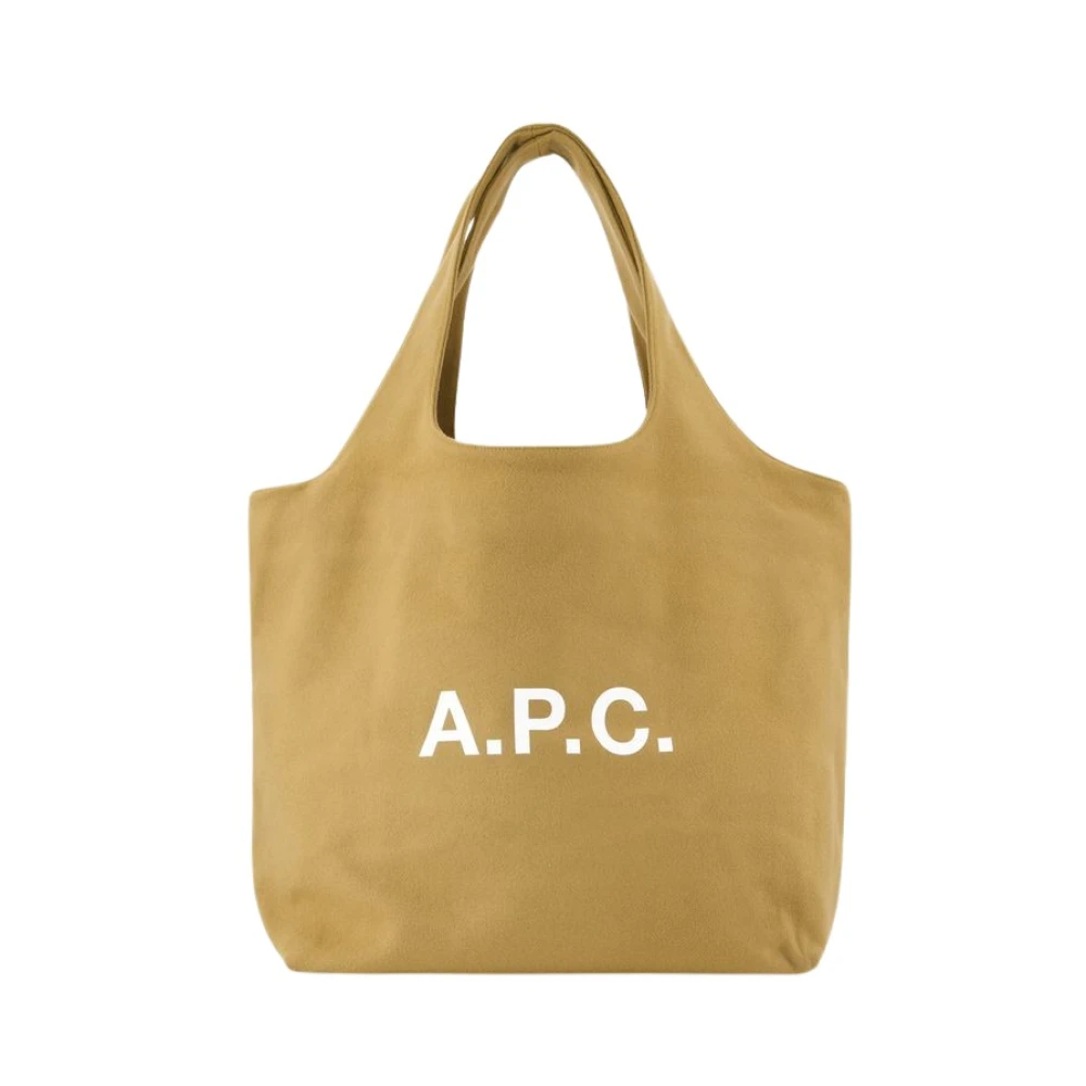 A.p.c. Bruine Wollen Tote Tas Brown Dames